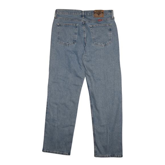 WRANGLER NEW $45 Five Star Flex Relaxed Fit Light Wash‎ Denim Jean Men's 32 - Picture 2 of 4